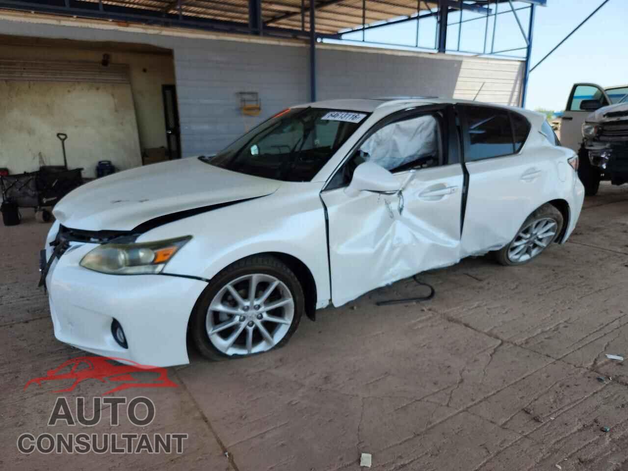 LEXUS CT 200 2012 - JTHKD5BH2C2095987