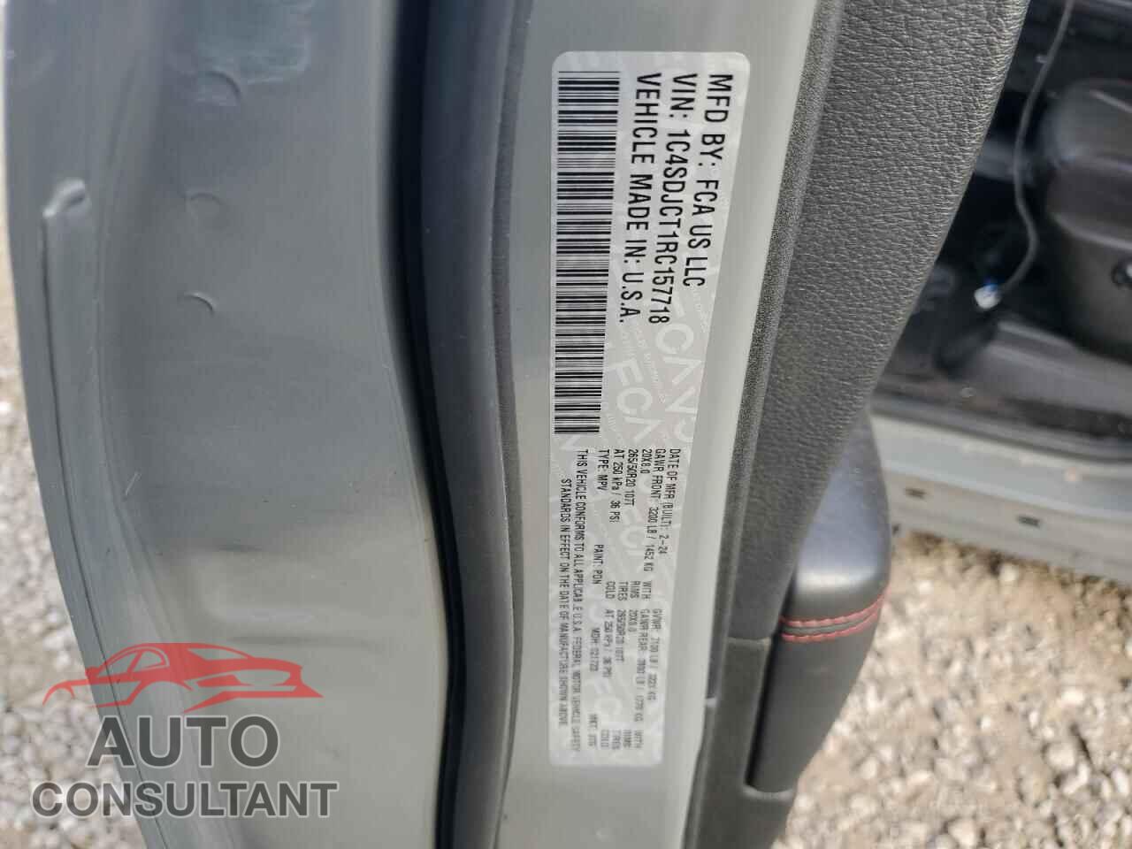 DODGE DURANGO 2024 - 1C4SDJCT1RC157718