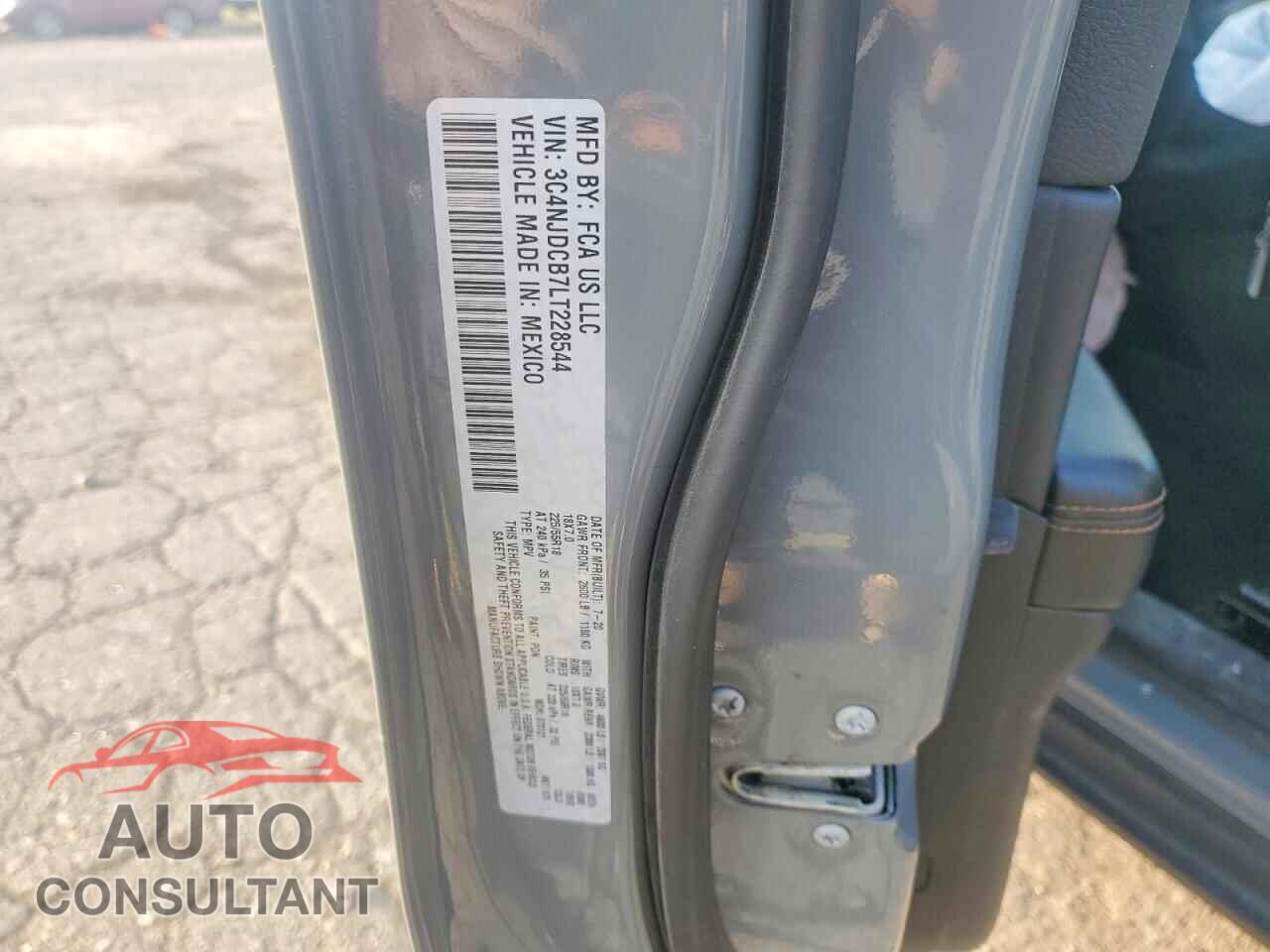 JEEP COMPASS 2020 - 3C4NJDCB7LT228544