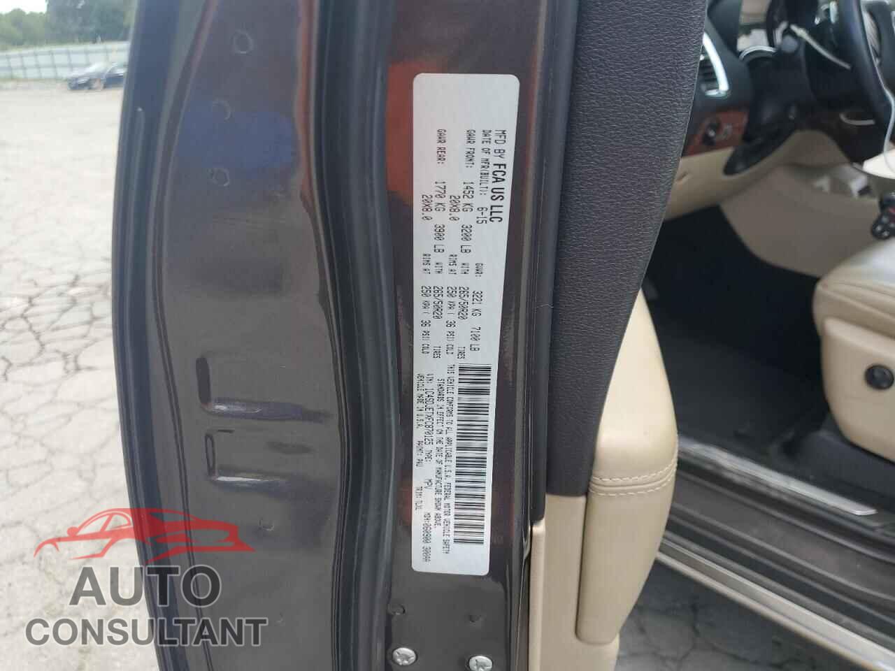 DODGE DURANGO 2015 - 1C4SDJETXFC870125