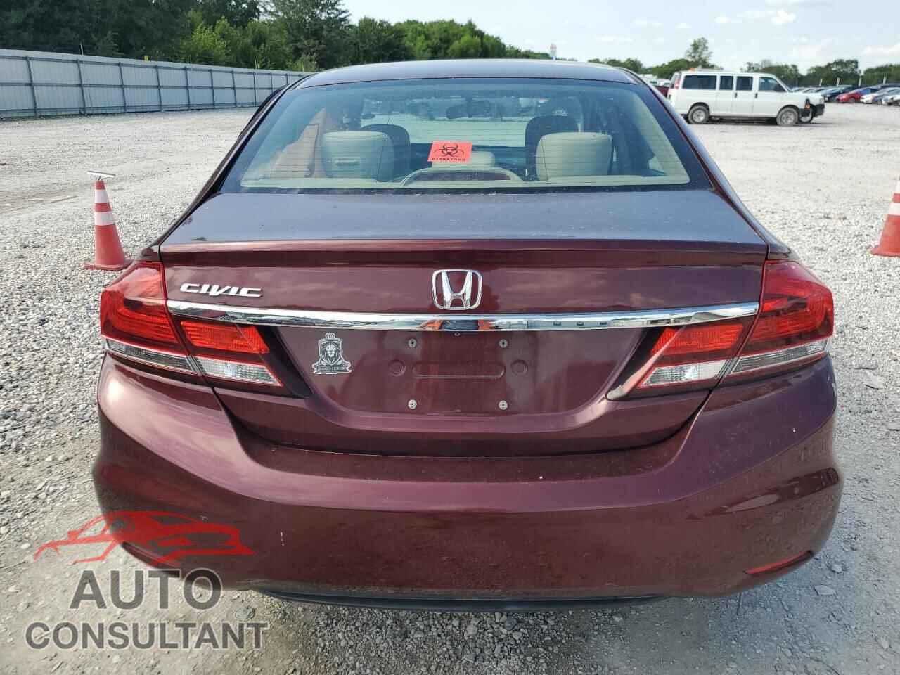 HONDA CIVIC 2013 - 19XFB2F59DE219636