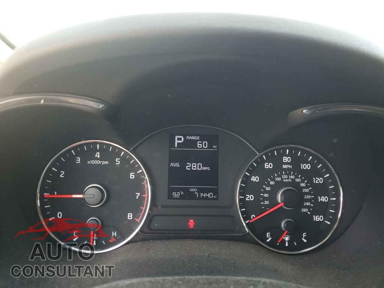 KIA FORTE 2017 - 3KPFK4A74HE129191