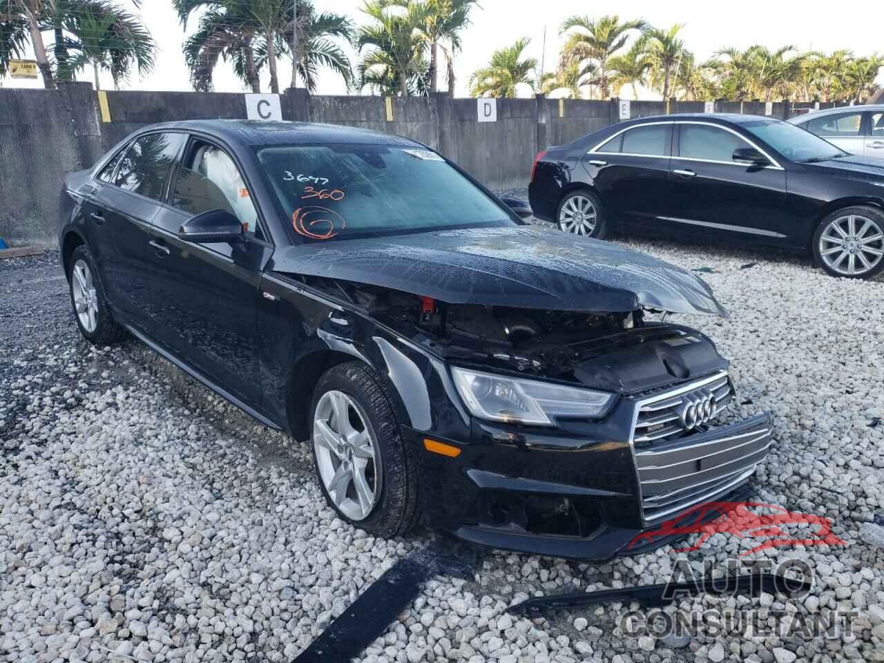 AUDI A4 2018 - WAUDNAF40JA053647