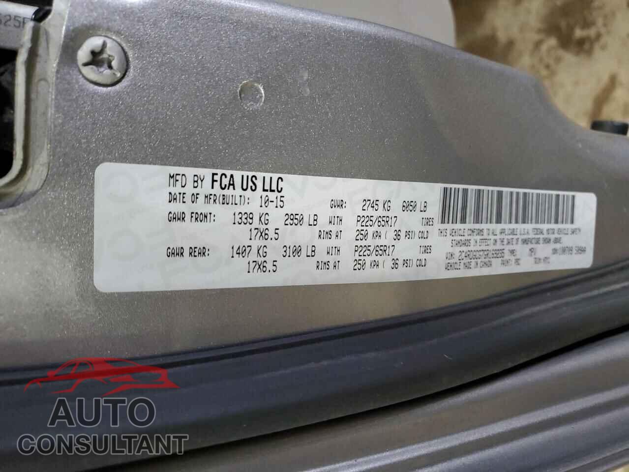 DODGE CARAVAN 2016 - 2C4RDGCG7GR169235