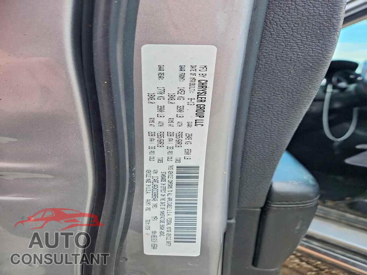 DODGE DURANGO SX 2013 - 1C4RDJAGXDC698540