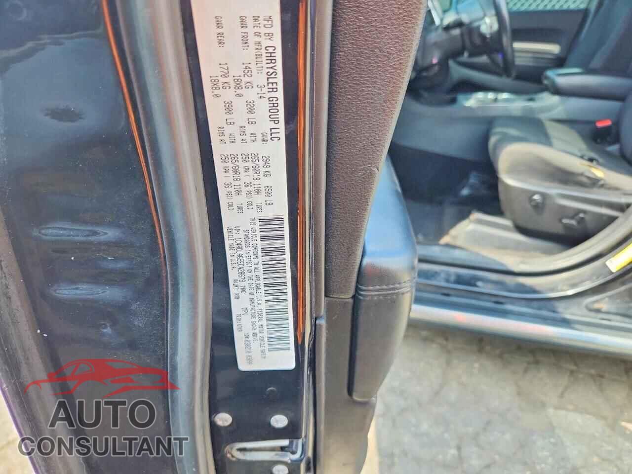 DODGE DURANGO 2014 - 1C4RDJAG5EC428679