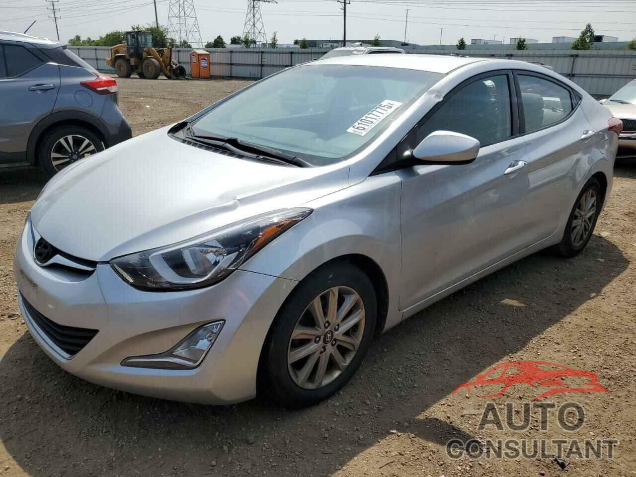 HYUNDAI ELANTRA 2014 - KMHDH4AE5EU088454