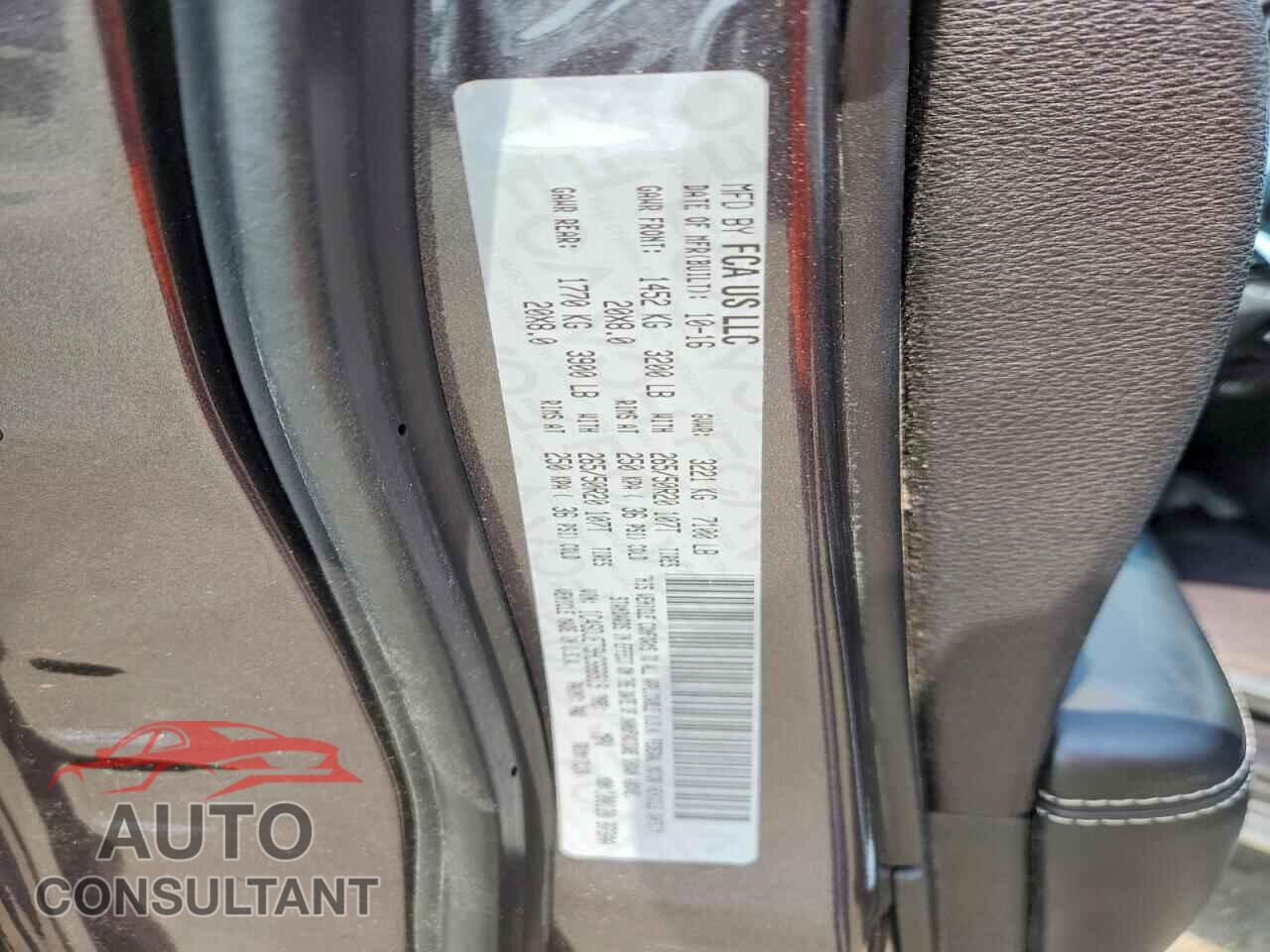 DODGE DURANGO 2017 - 1C4SDJET9HC666919