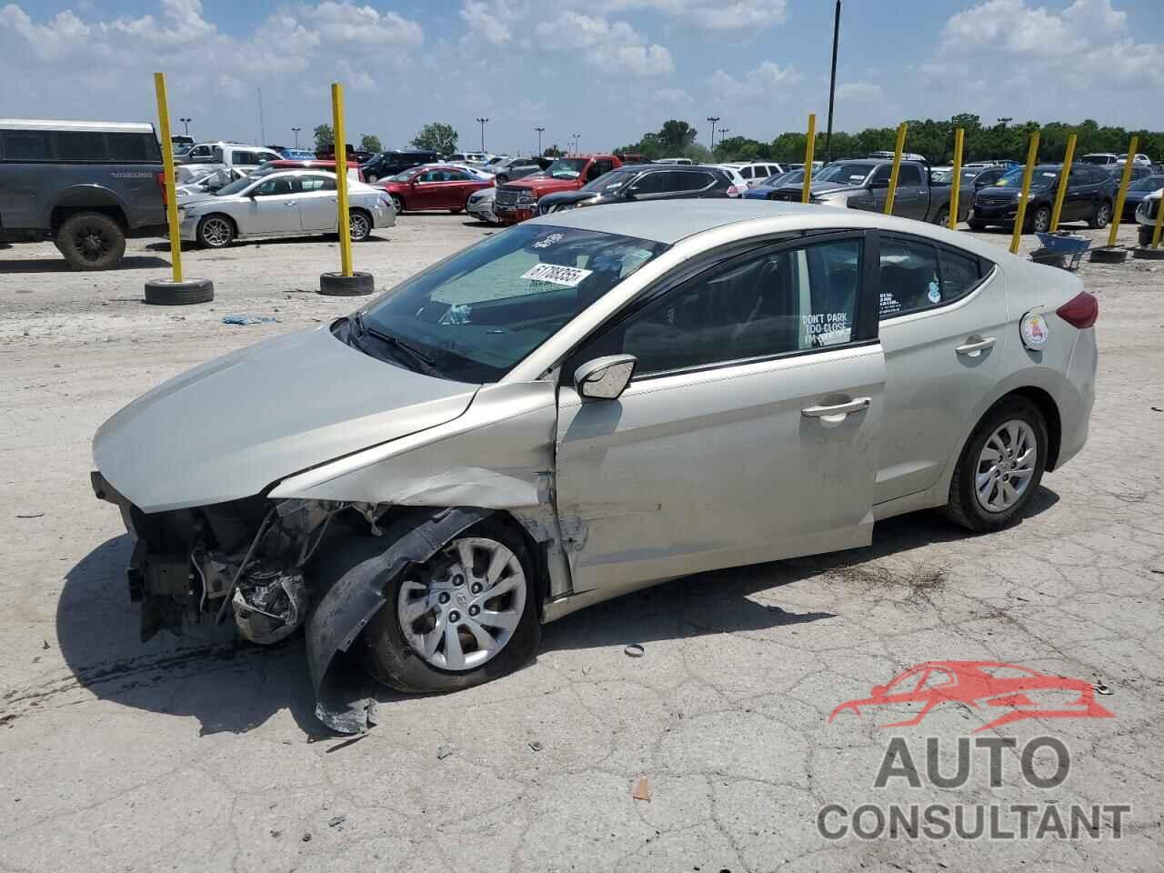 HYUNDAI ELANTRA 2017 - KMHD74LF6HU124259