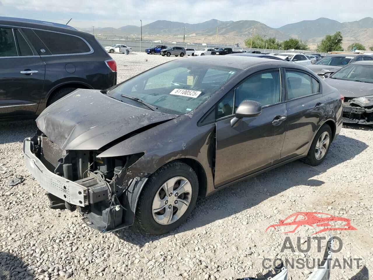 HONDA CIVIC 2013 - 2HGFB2F57DH582216