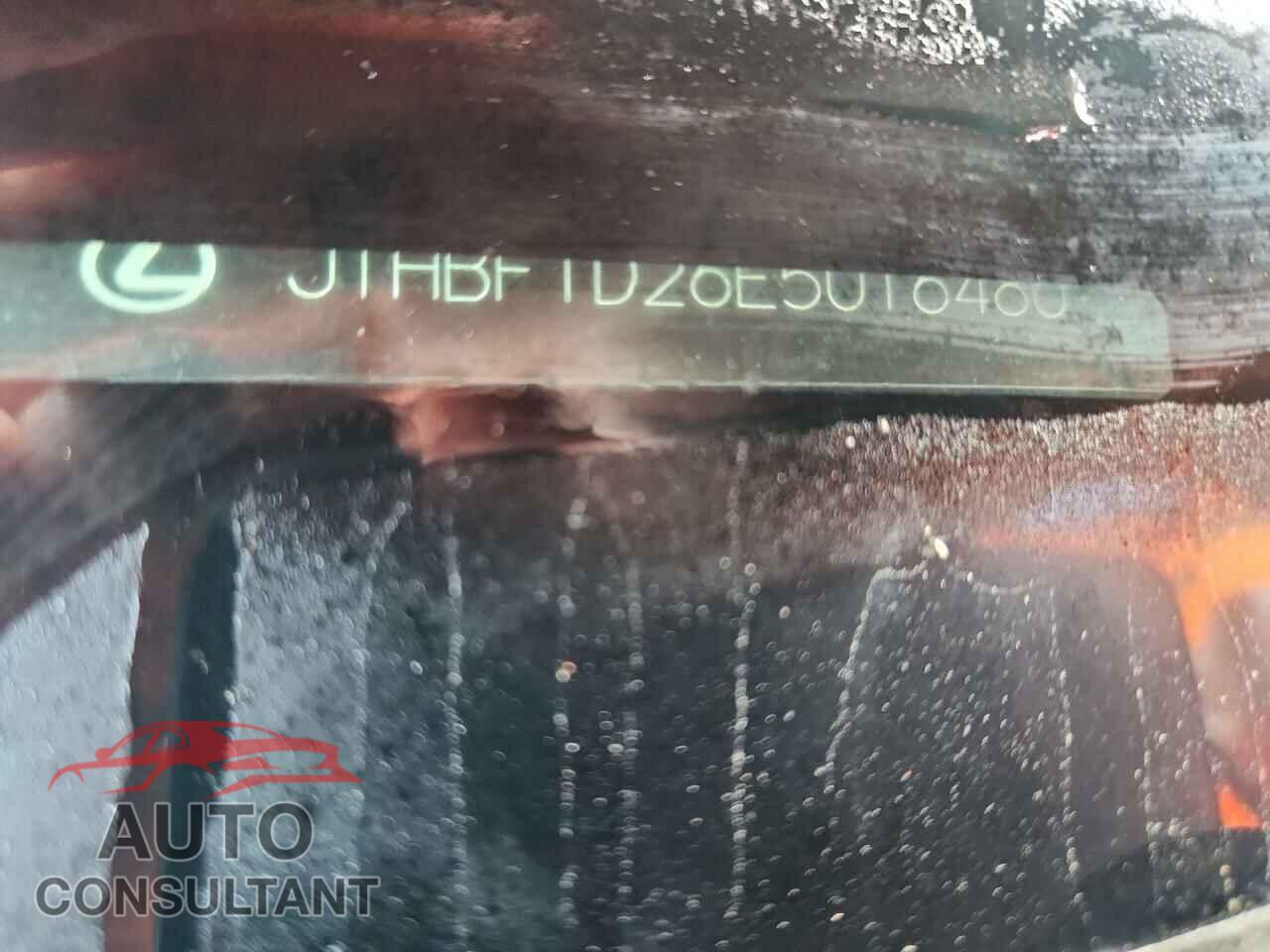 LEXUS IS 2014 - JTHBF1D26E5016480