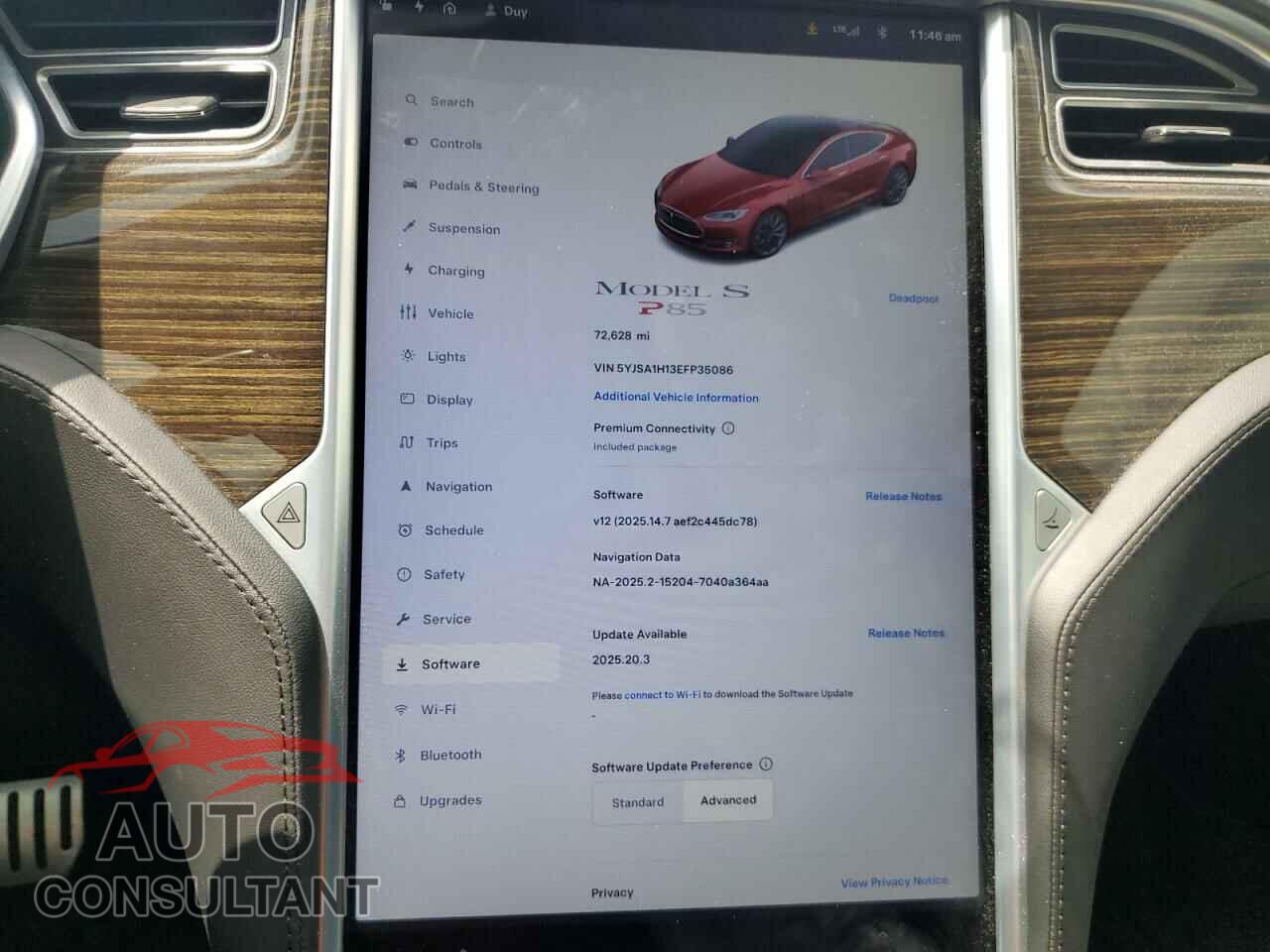 TESLA MODEL S 2014 - 5YJSA1H13EFP35086
