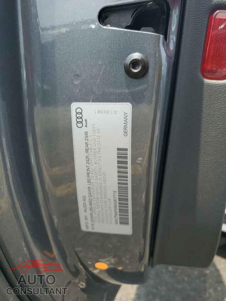 AUDI A5 2019 - WAUTNAF56KA007715