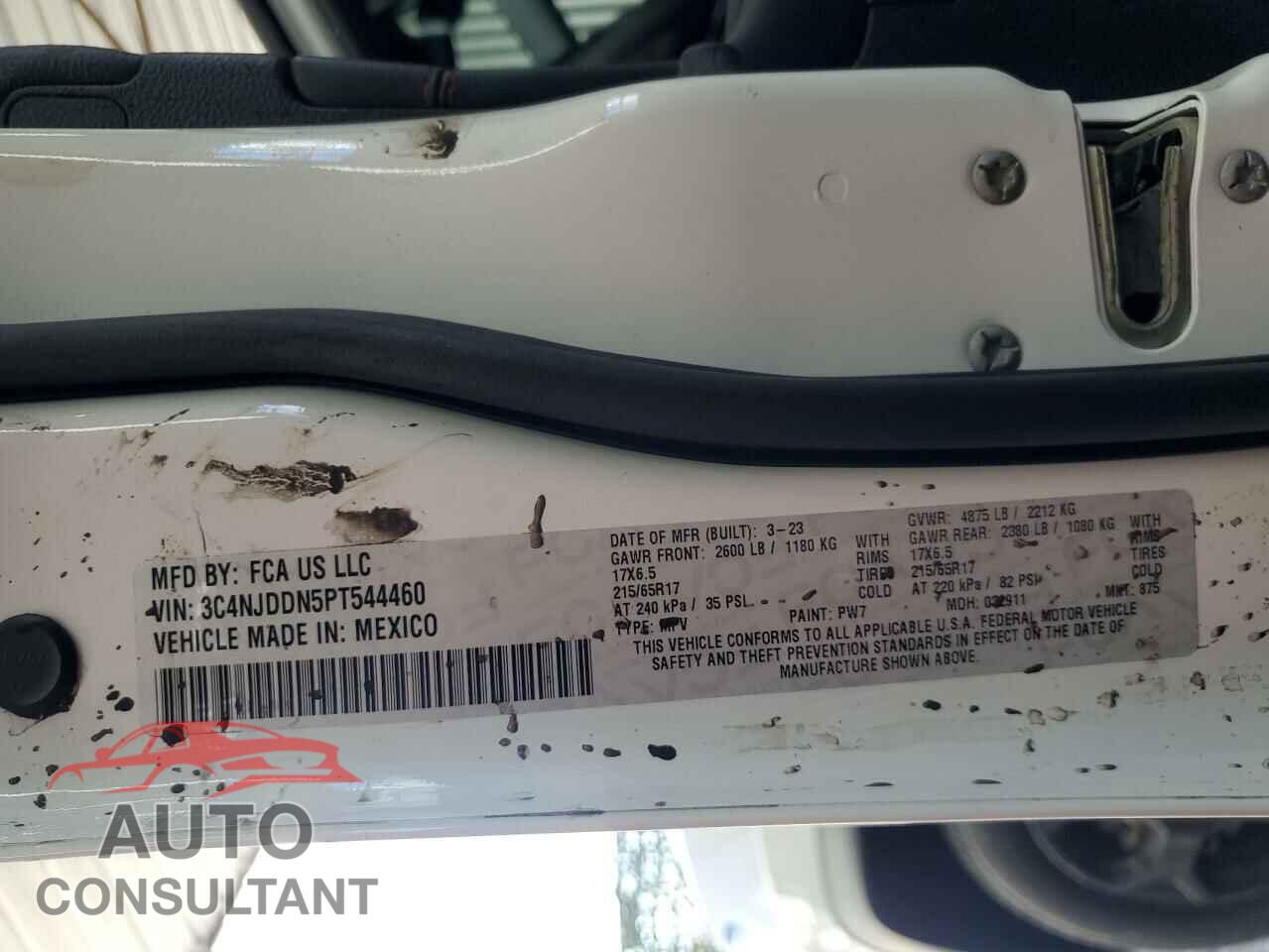 JEEP COMPASS 2023 - 3C4NJDDN5PT544460