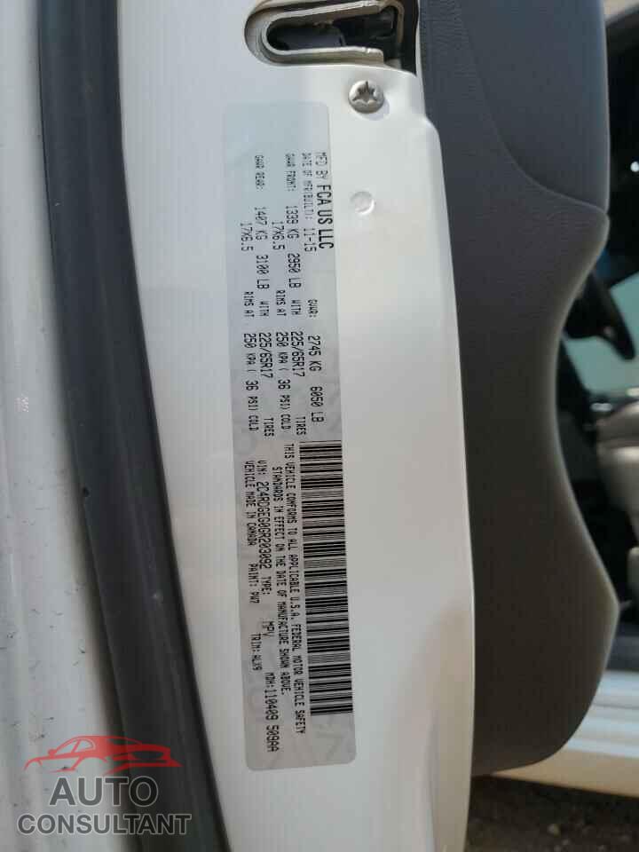 DODGE CARAVAN 2016 - 2C4RDGEG0GR203092