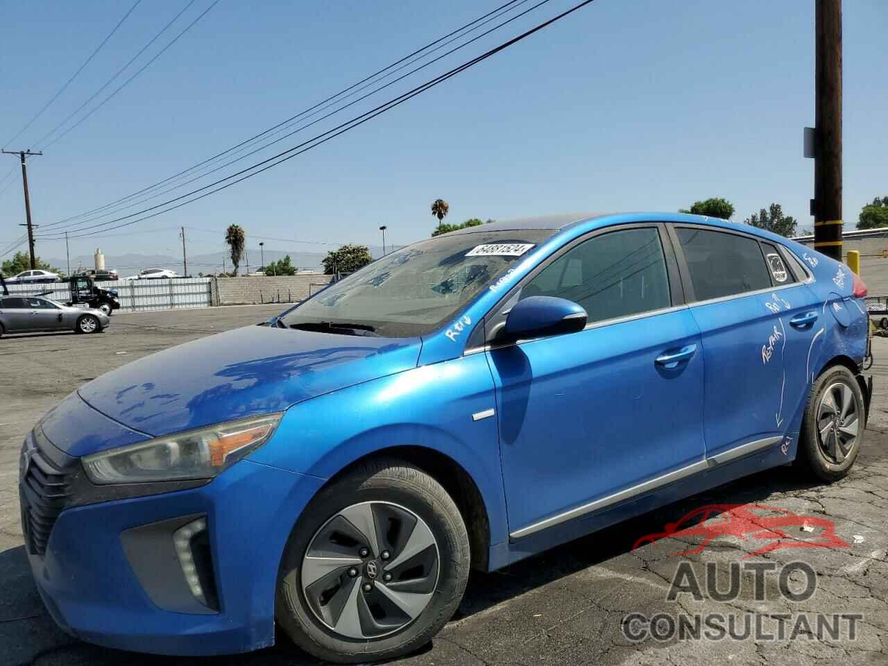 HYUNDAI IONIQ 2017 - KMHC75LC8HU034327