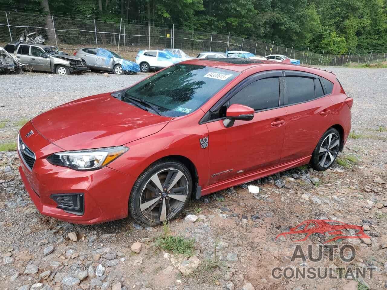 SUBARU IMPREZA 2019 - 4S3GTAM67K3734906