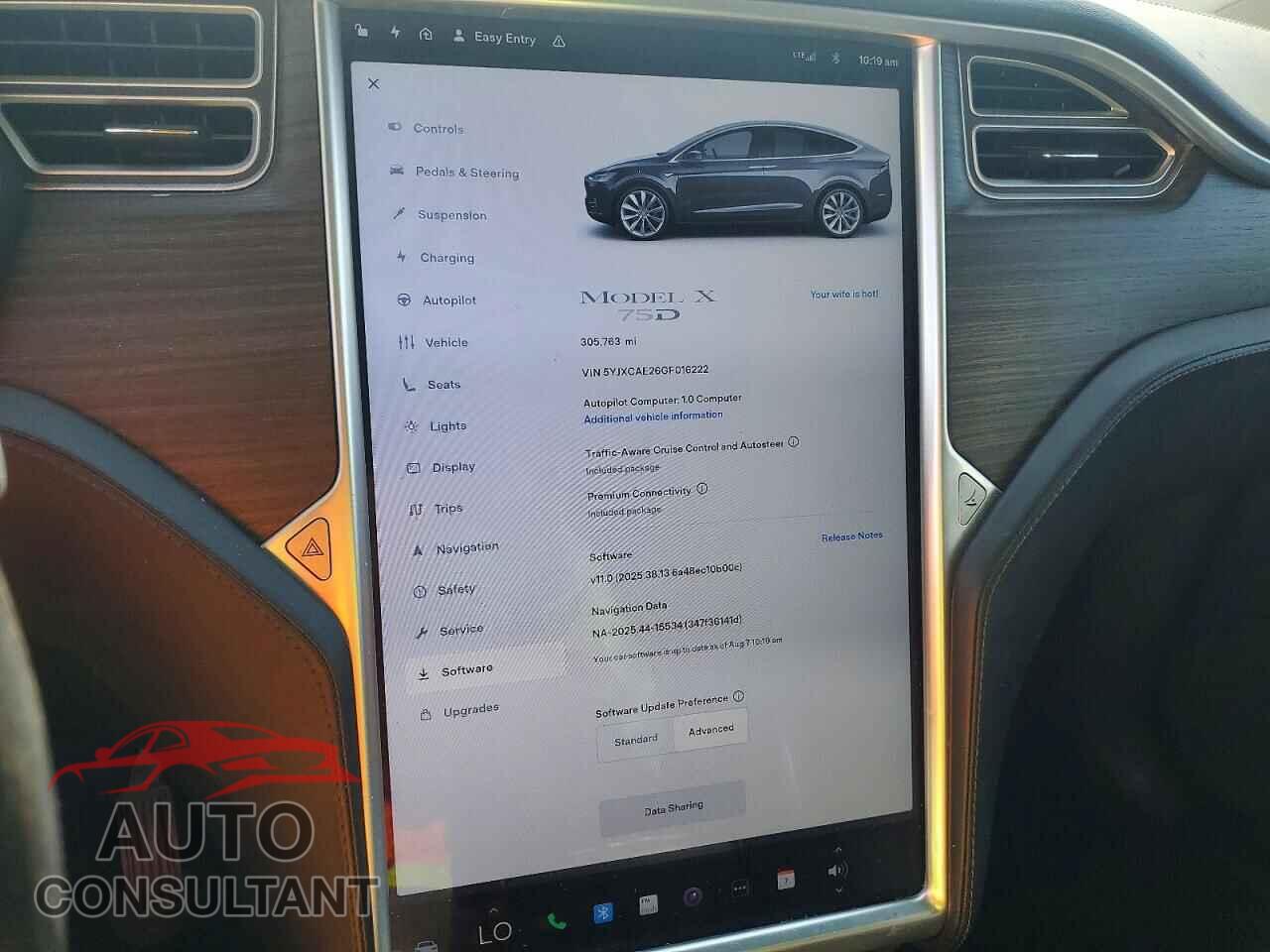TESLA MODEL X 2016 - 5YJXCAE26GF016222