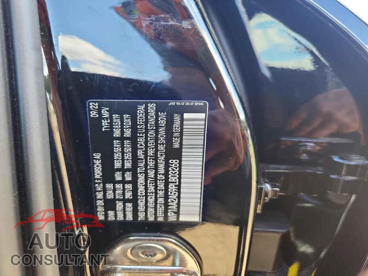 PORSCHE MACAN 2023 - WP1AA2A59PLB03268