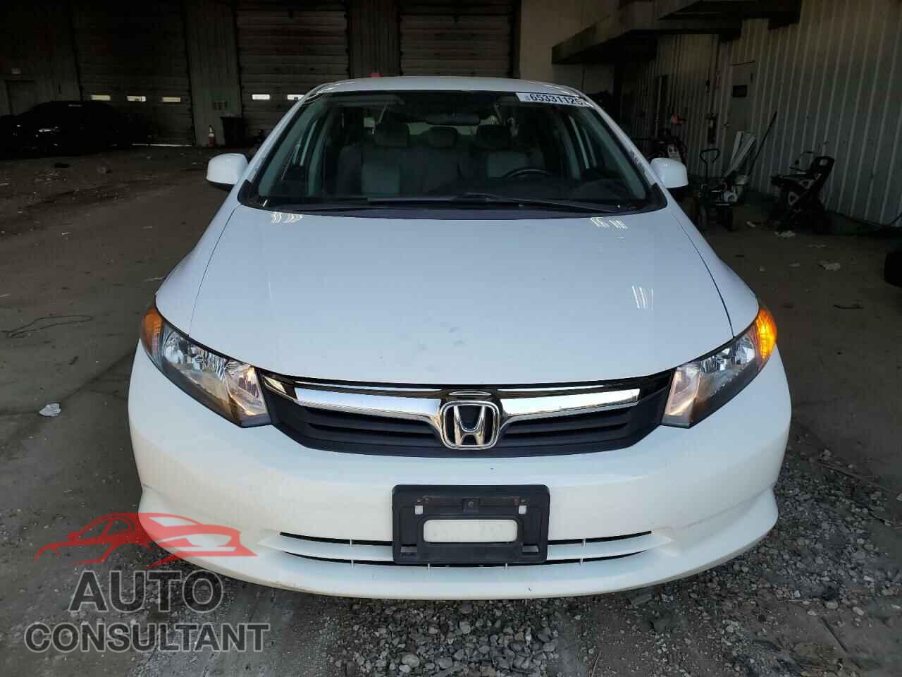 HONDA CIVIC 2012 - 19XFB2F5XCE025907