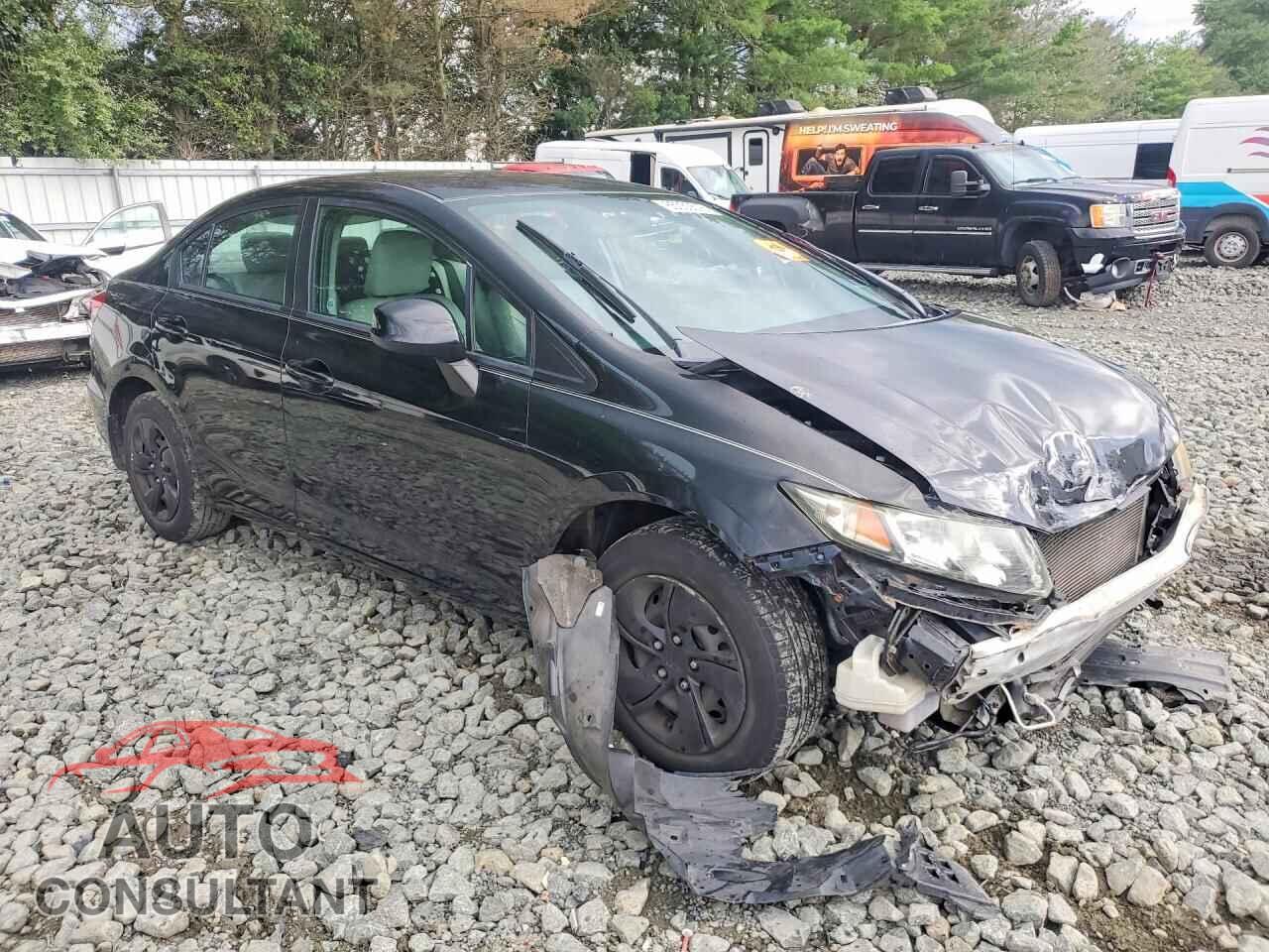 HONDA CIVIC 2013 - 19XFB2F59DE276533