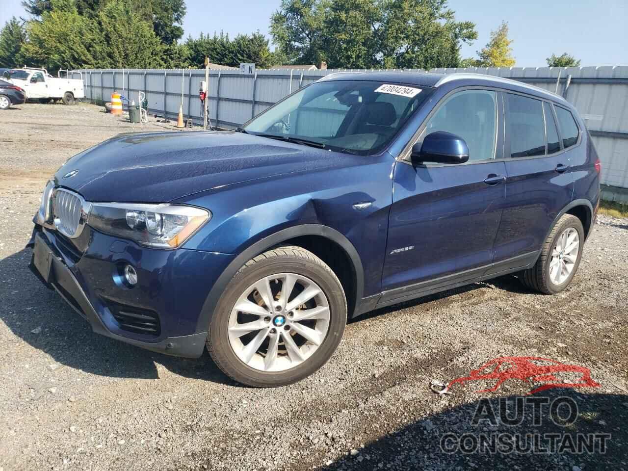 BMW X3 2017 - 5UXWX9C37H0W79906