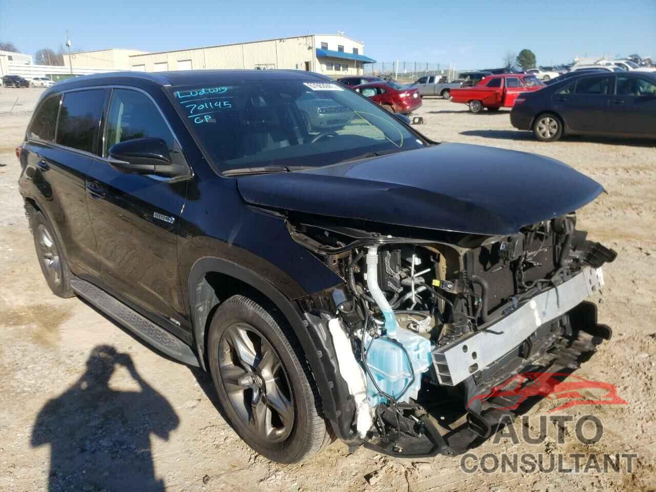 TOYOTA HIGHLANDER 2017 - 5TDDGRFH6HS035326