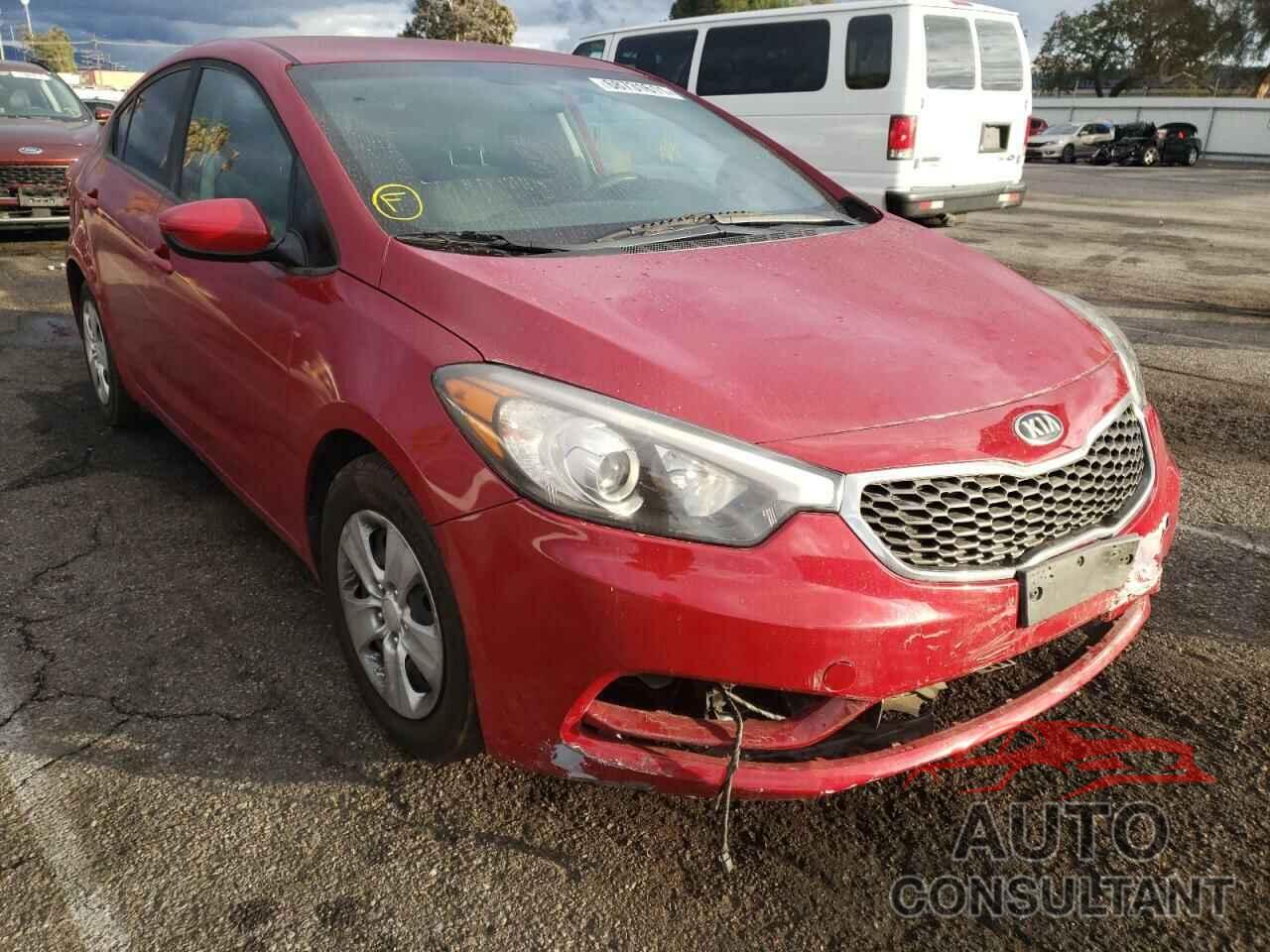 KIA FORTE 2016 - KNAFK4A65G5580998