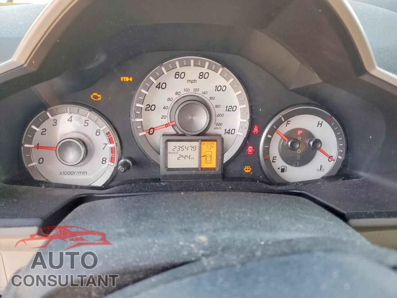 HONDA PILOT 2012 - 5FNYF4H71CB073877