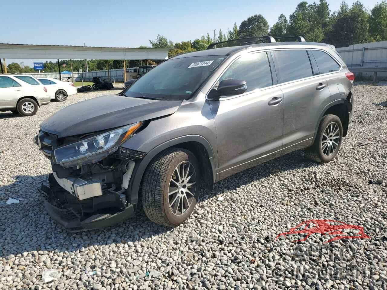 TOYOTA HIGHLANDER 2018 - 5TDJZRFH9JS866581