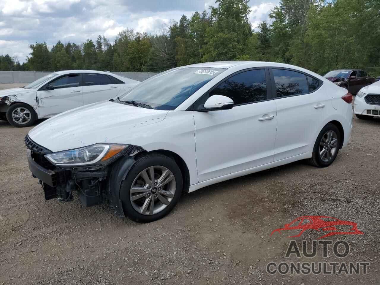 HYUNDAI ELANTRA 2018 - KMHD84LF1JU447962