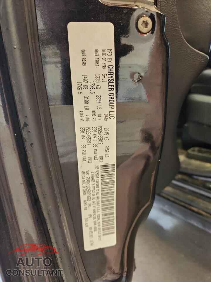 DODGE CARAVAN 2011 - 2D4RN7DG2BR710683