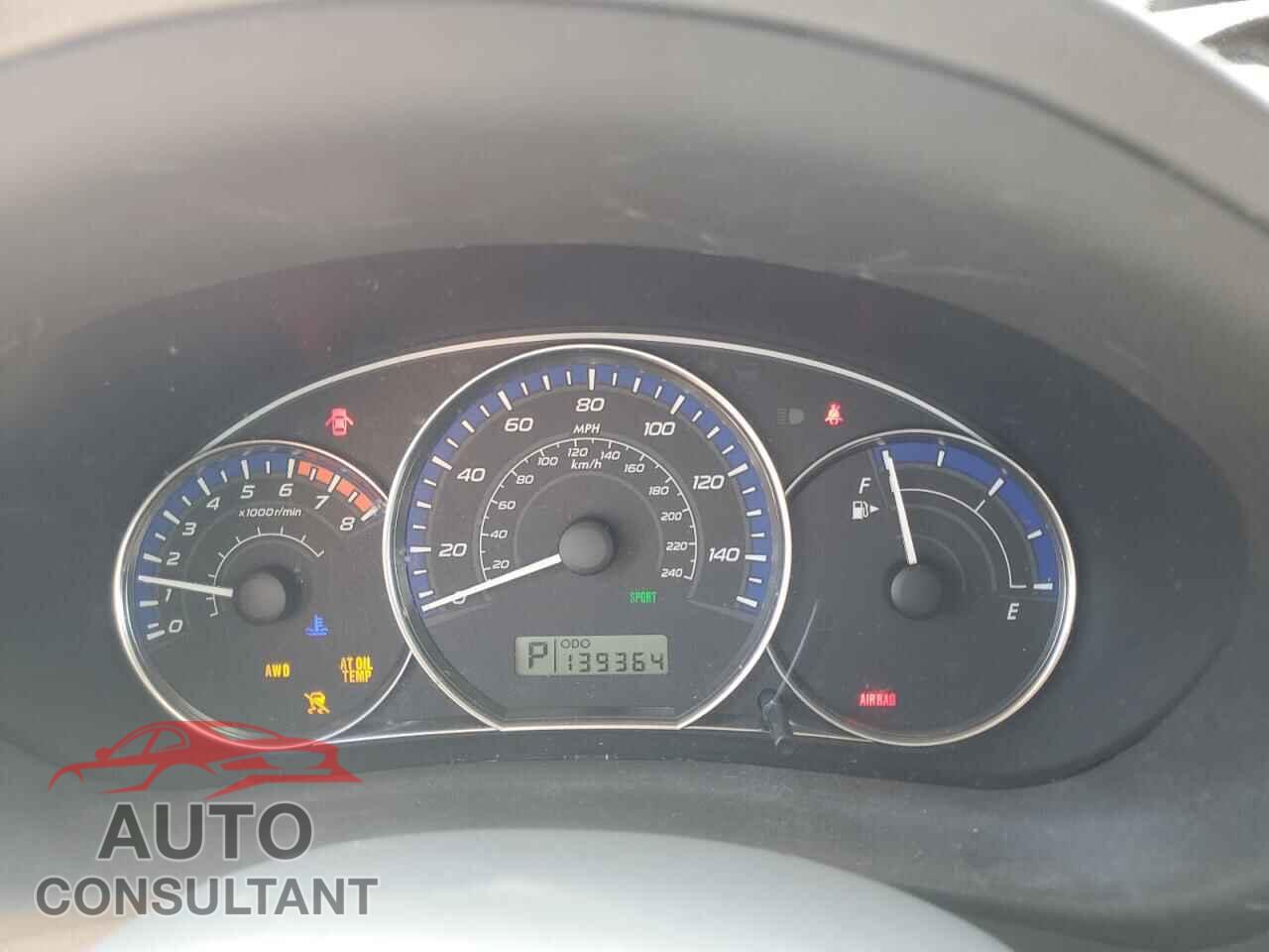 SUBARU FORESTER 2010 - JF2SH6CC9AH803744