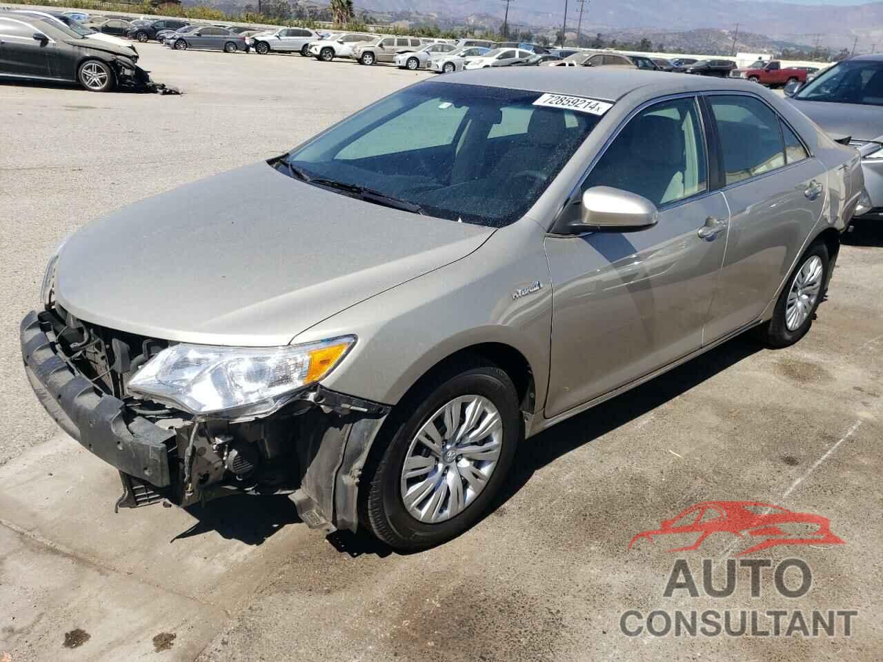 TOYOTA CAMRY 2013 - 4T1BD1FK9DU078332