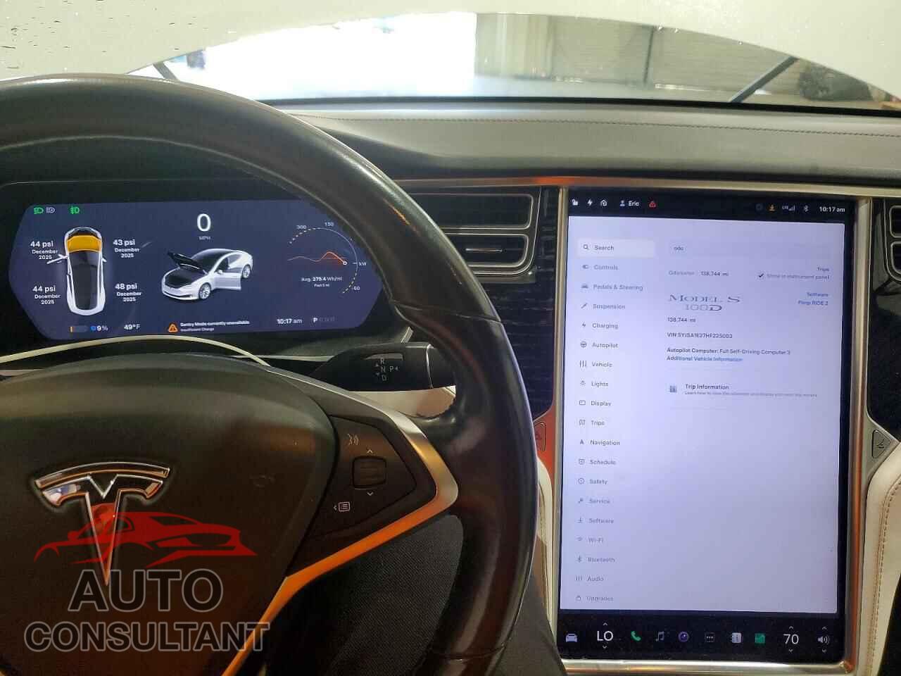 TESLA MODEL S 2017 - 5YJSA1E27HF225003