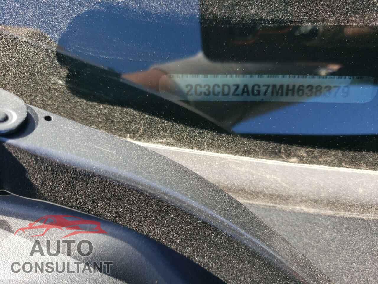 DODGE CHALLENGER 2021 - 2C3CDZAG7MH638379