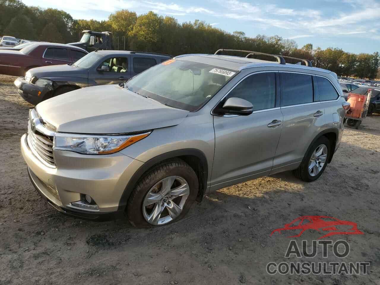 TOYOTA HIGHLANDER 2016 - 5TDDKRFH0GS340494