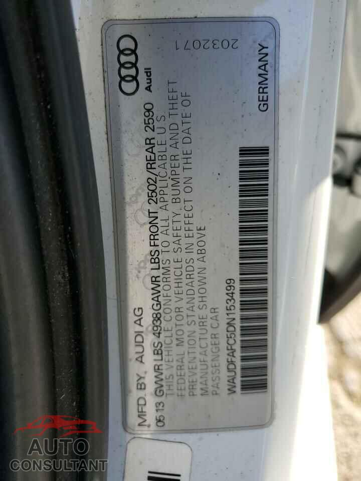 AUDI A6 2013 - WAUDFAFC5DN153499