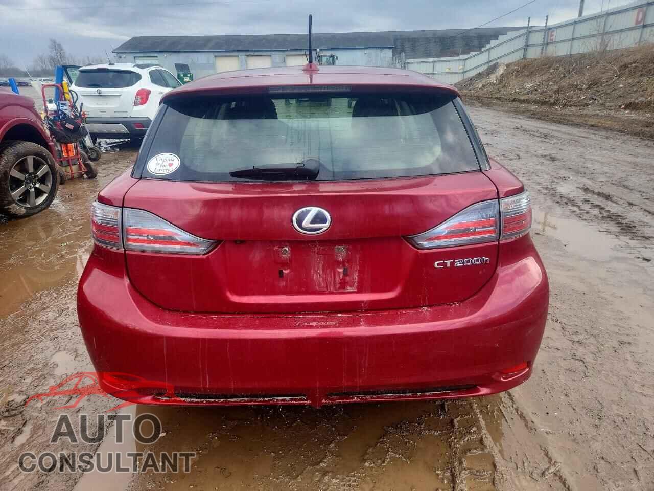 LEXUS CT 200 2013 - JTHKD5BH3D2132255