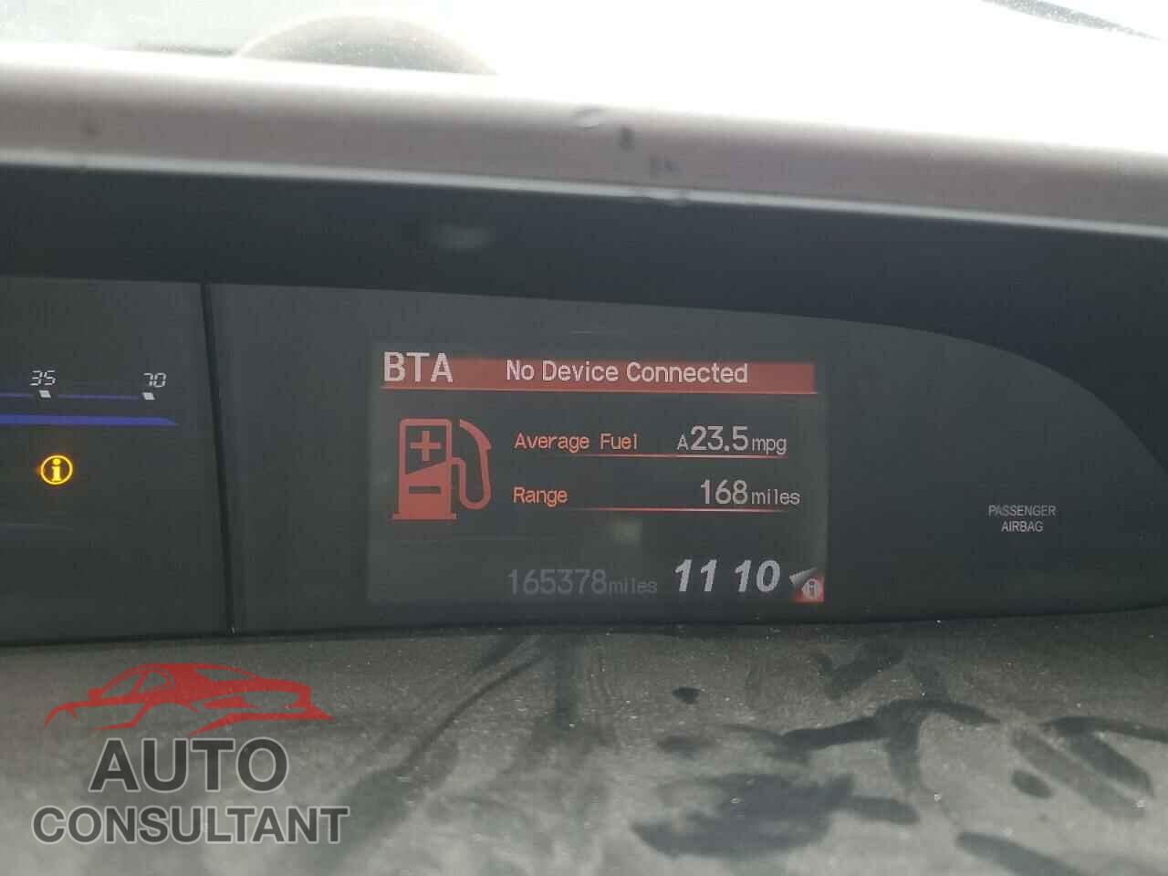 HONDA CIVIC 2012 - 2HGFB2F89CH536945