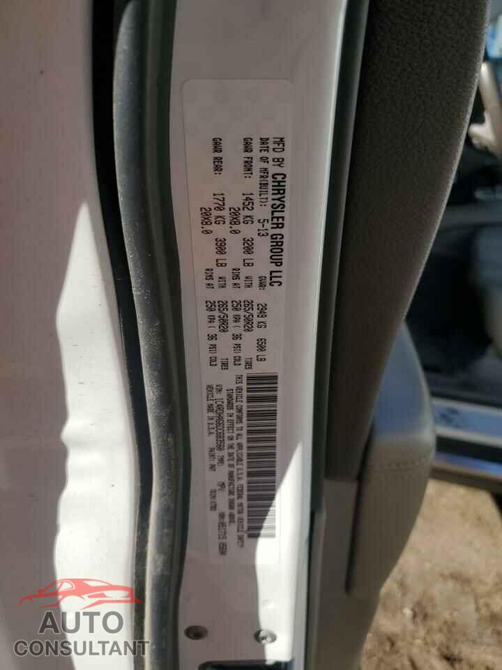 DODGE DURANGO 2013 - 1C4RDHAG6DC683560