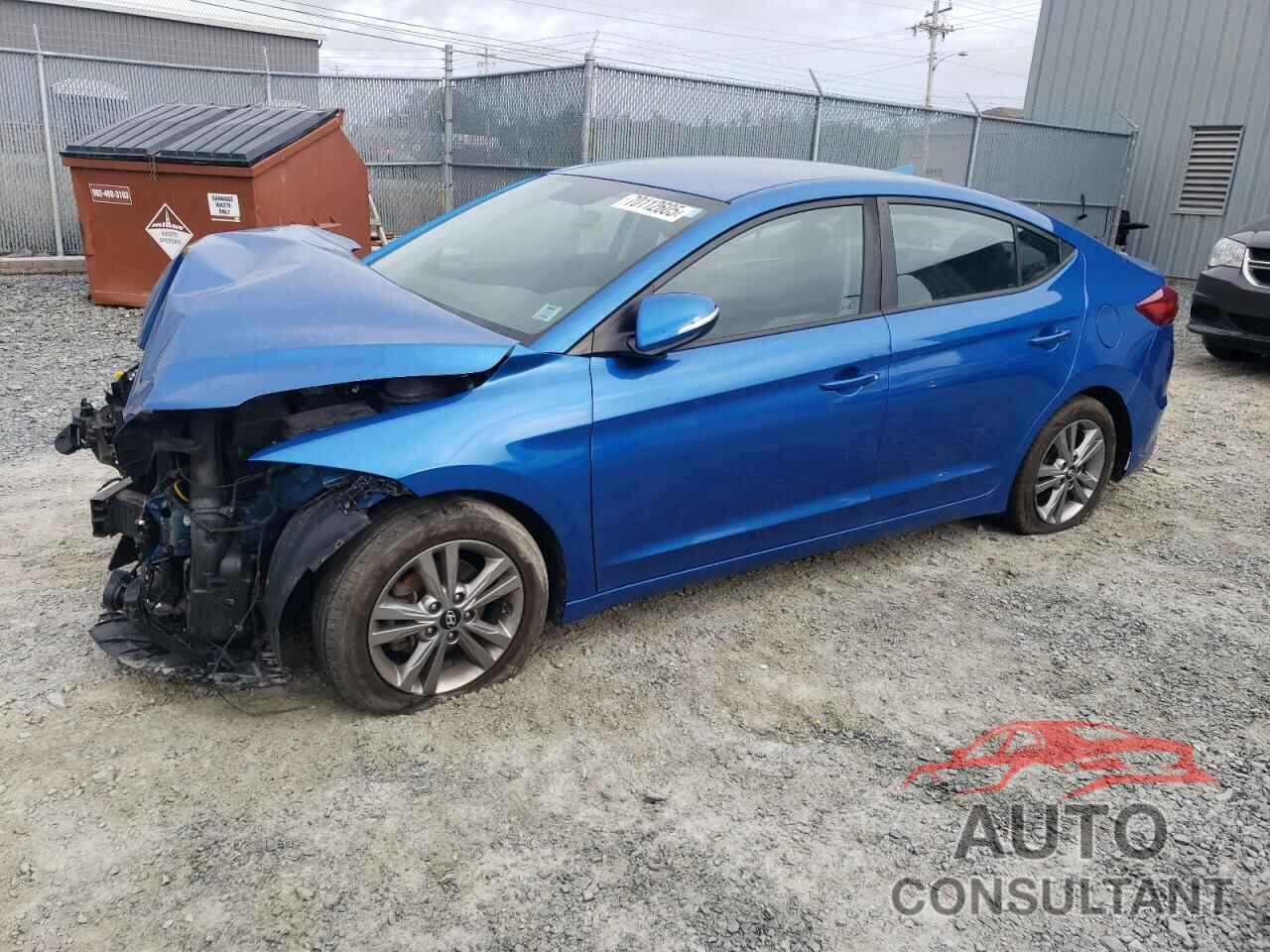 HYUNDAI ELANTRA 2018 - KMHD84LF2JU570766