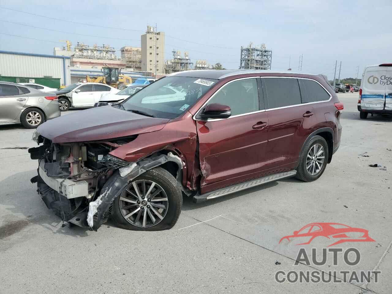 TOYOTA HIGHLANDER 2018 - 5TDKZRFH1JS263287