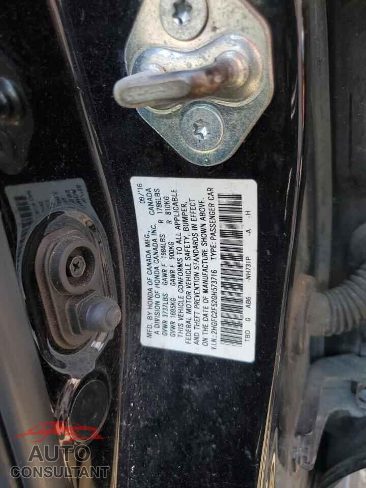 HONDA CIVIC 2016 - 2HGFC2F52GH573716