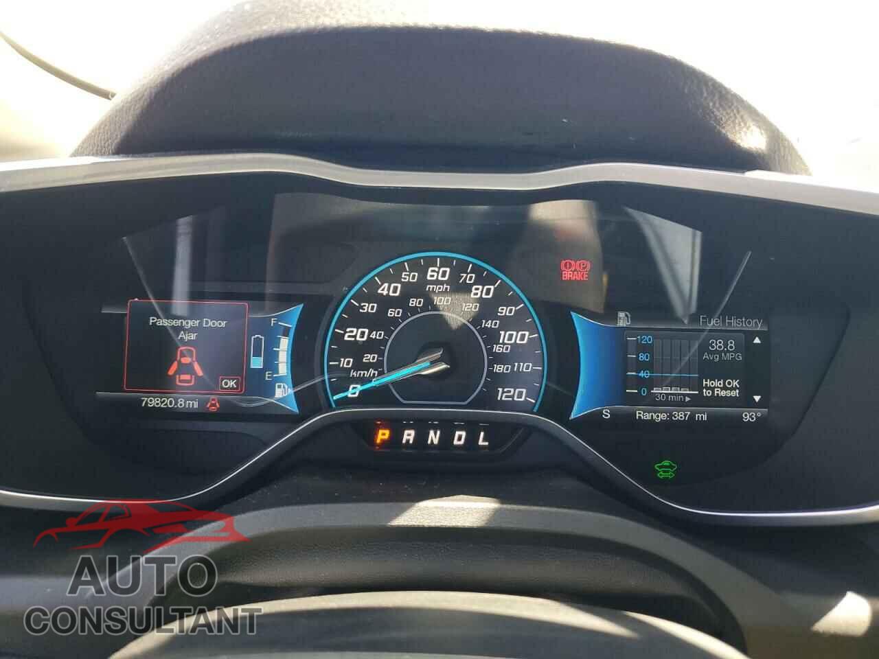FORD CMAX 2017 - 1FADP5EU8HL101227