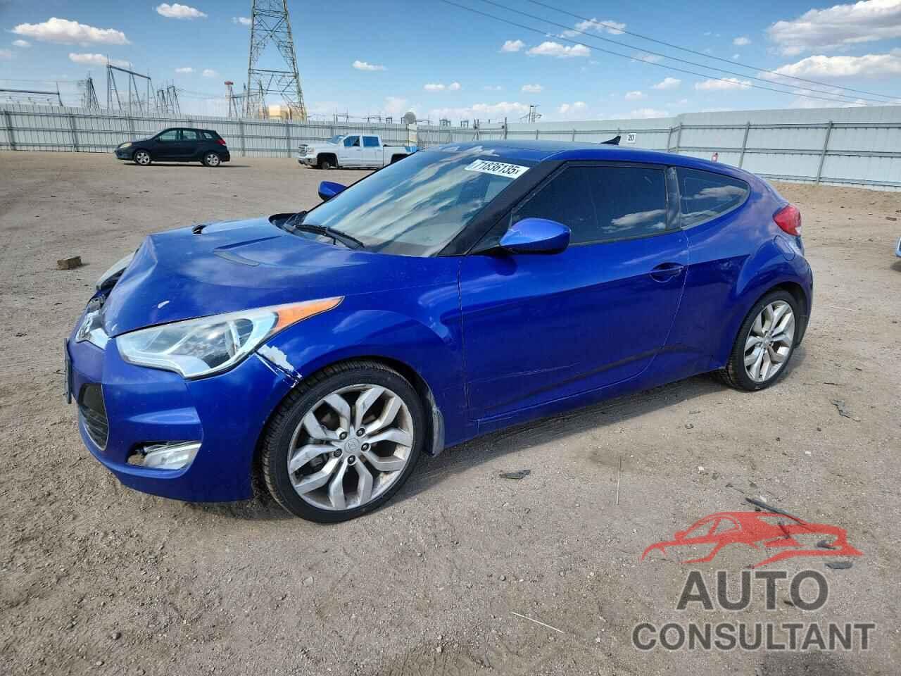 HYUNDAI VELOSTER 2013 - KMHTC6AD3DU094393