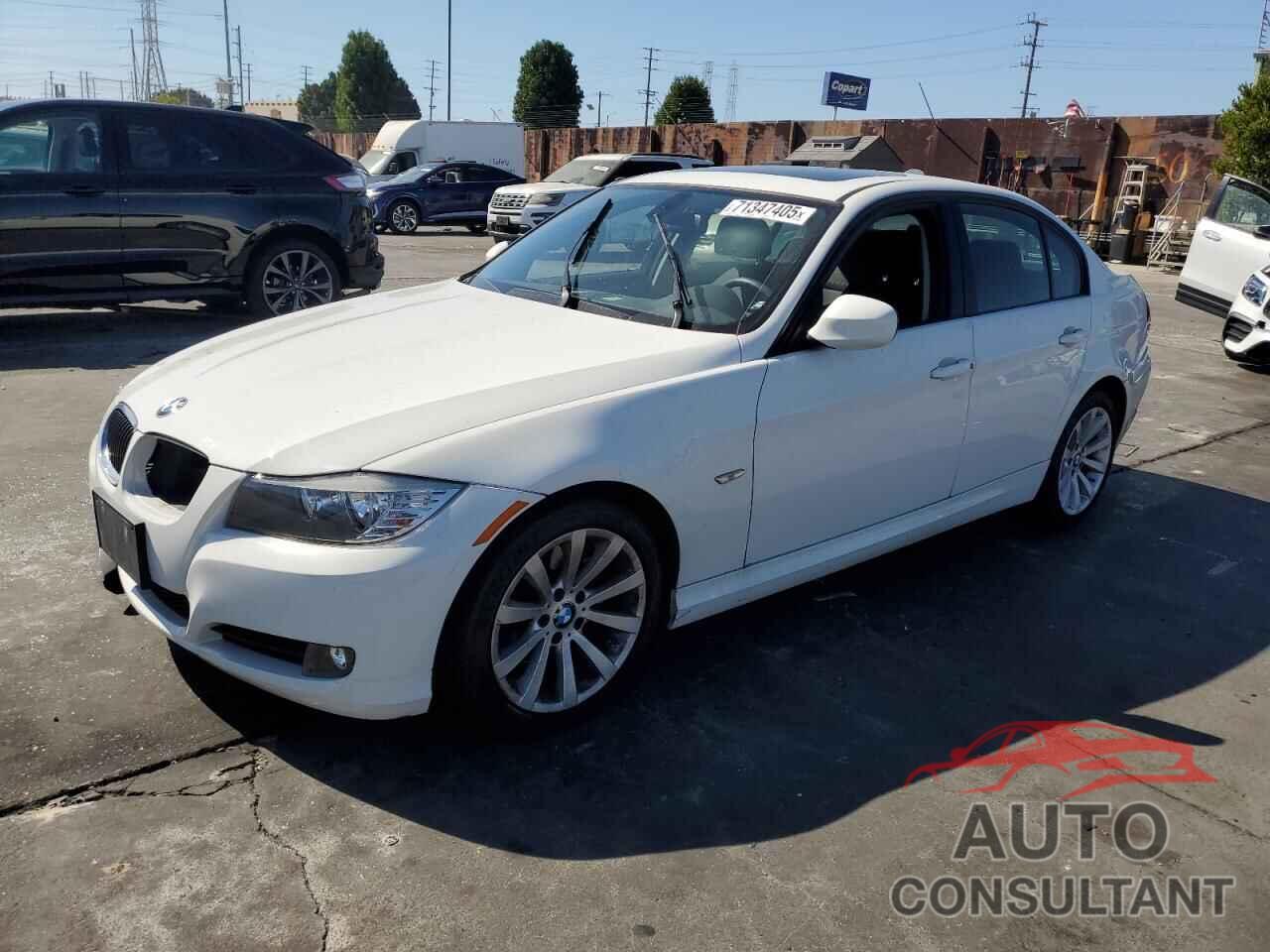 BMW 3 SERIES 2011 - WBAPH7C52BE461047