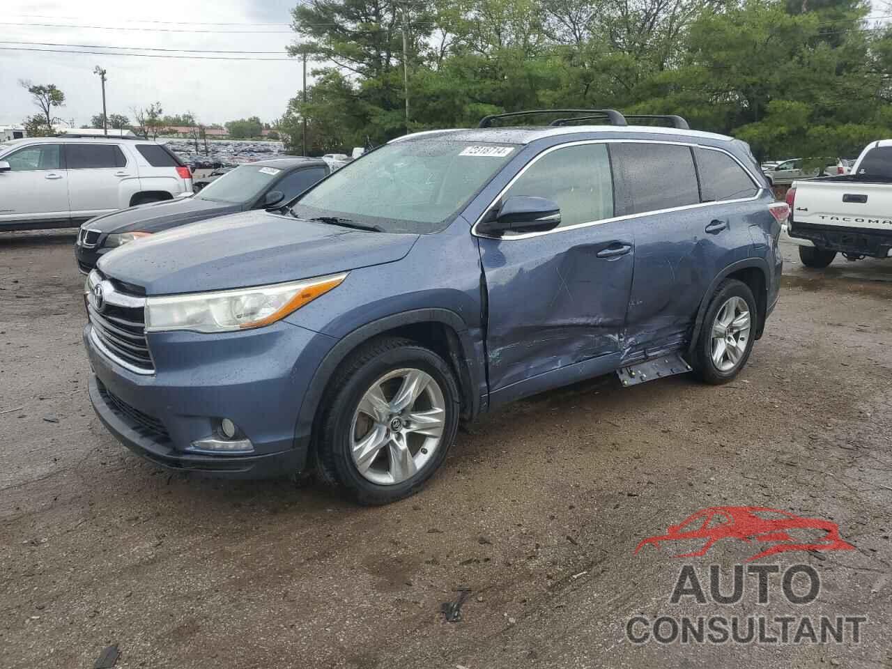 TOYOTA HIGHLANDER 2016 - 5TDDKRFH1GS355523