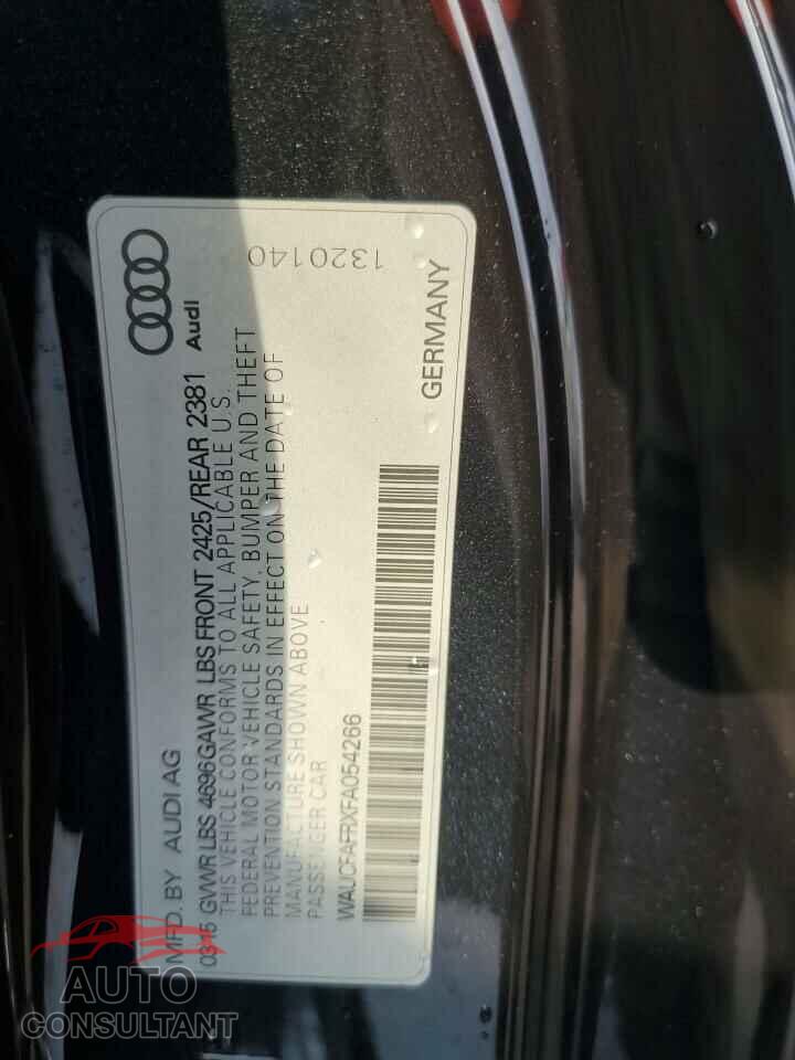 AUDI A5 2015 - WAUCFAFRXFA054266