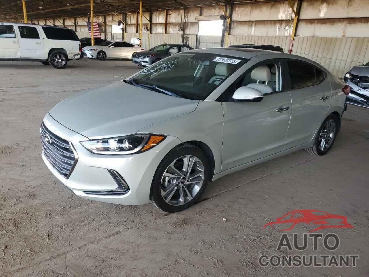 HYUNDAI ELANTRA 2017 - KMHD84LF2HU194998